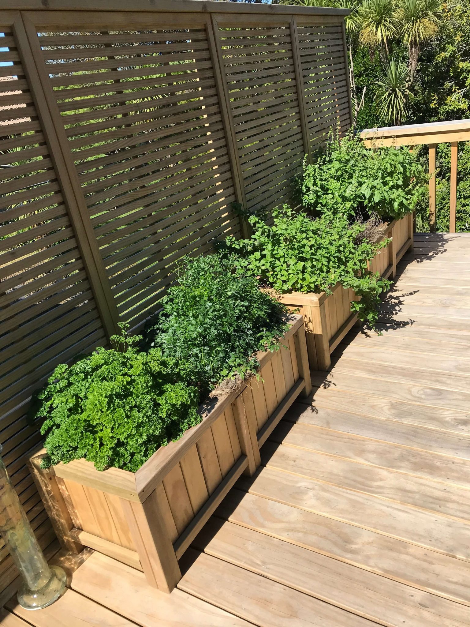 Homestead planter boxes - Trellis Gate & Fance Makers